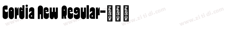 Cordia New Regular字体转换 Cordia New Regular字体转换